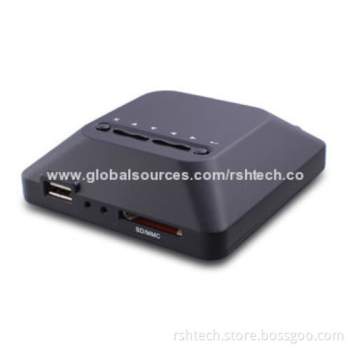 3D HD Media Player, Supports Plug-and-play, USB Storage, High-speed USB2.0, Aluminum Housing